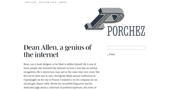 Desktop Screenshot of porchez.com